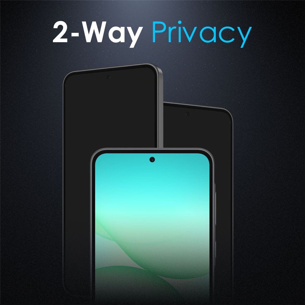 Pellicola Protettiva Privacy Northjo per Samsung Galaxy A57 5G, Vetro Temperato, Full Glue, Set 2 pezzi