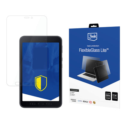 Pellicola protettiva per schermo 3MK FlexibleGlass Lite per Samsung Galaxy Tab Active5, Vetro Flessibile, Colla Totale