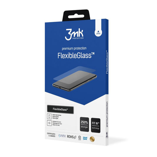 Pellicola protettiva per schermo 3MK FlexibleGlass per Fairphone 6, Vetro Flessibile, Full Glue