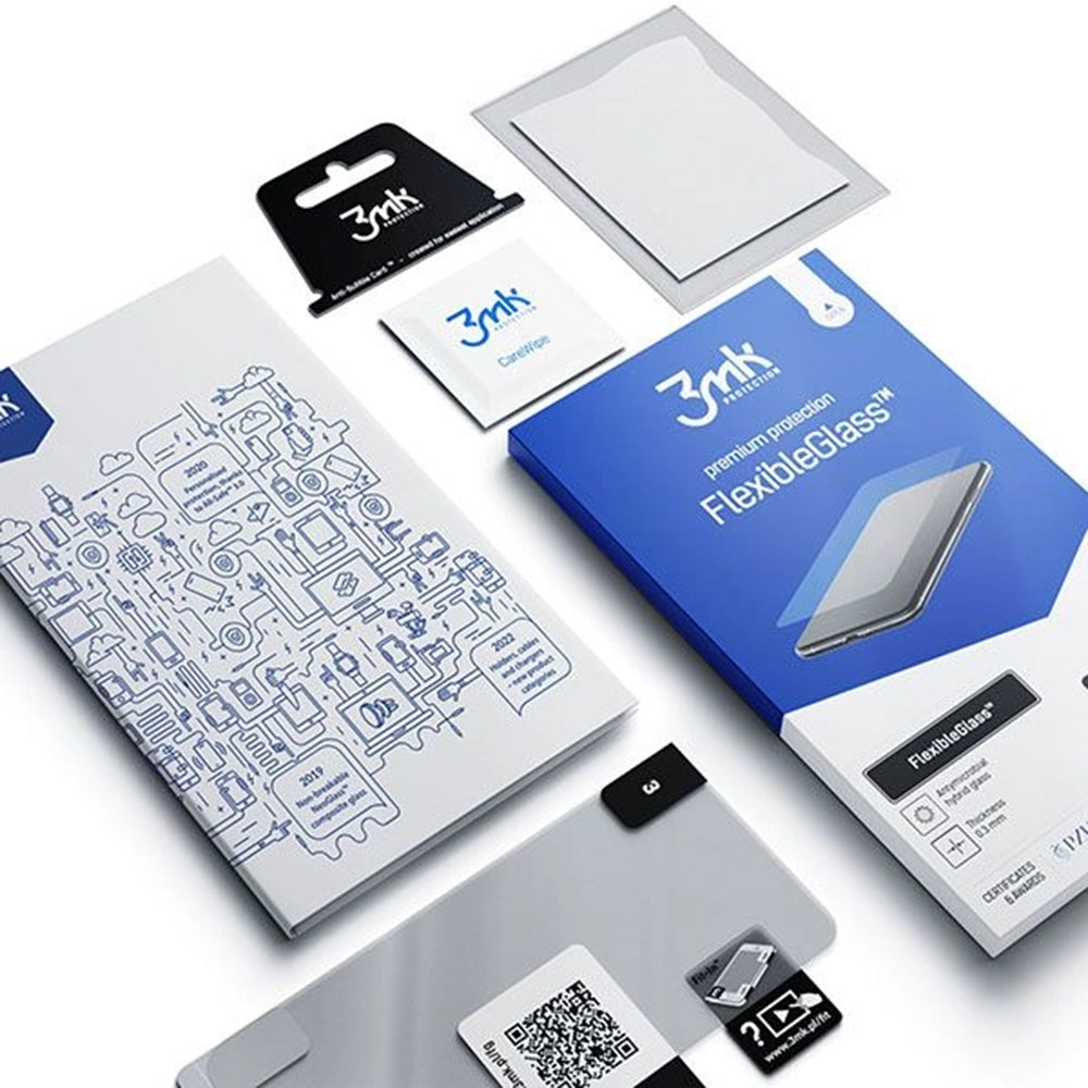 Pellicola protettiva per schermo 3MK FlexibleGlass per OnePlus Nord 3, Vetro Flessibile, Colla Completa