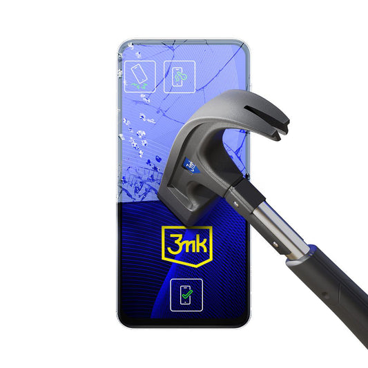 Pellicola protettiva per schermo 3MK FlexibleGlass per Samsung Galaxy S23 S911, Vetro Flessibile, Full Glue