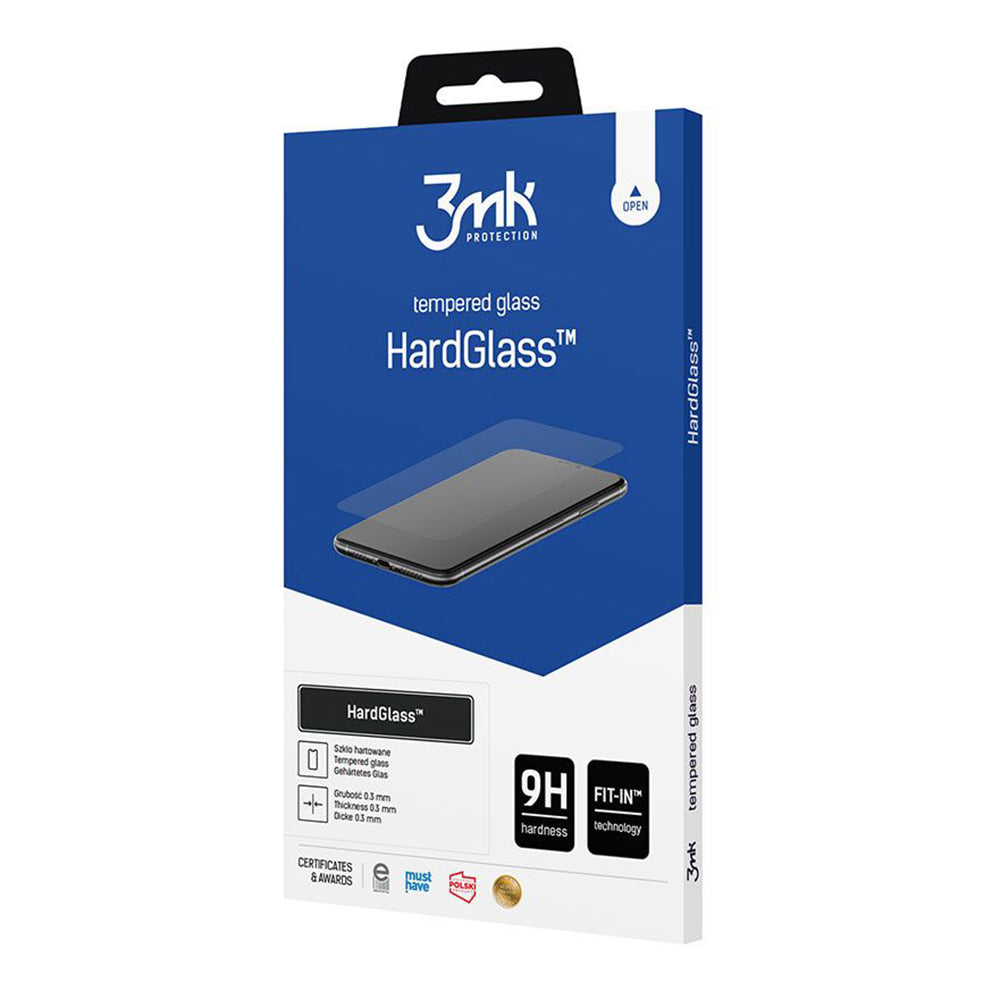 Pellicola protettiva per schermo 3MK HardGlass per Honor 400 Smart 4G / 400 Smart 5G, Vetro temperato, Full Glue