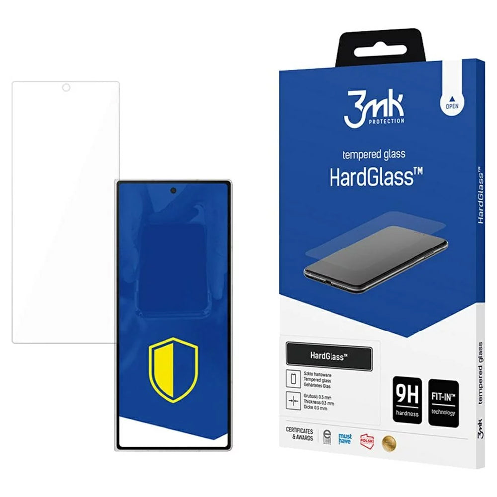 Pellicola protettiva per schermo 3MK HardGlass per Samsung Galaxy Z Fold7 F966, Vetro Temperato, Full Glue