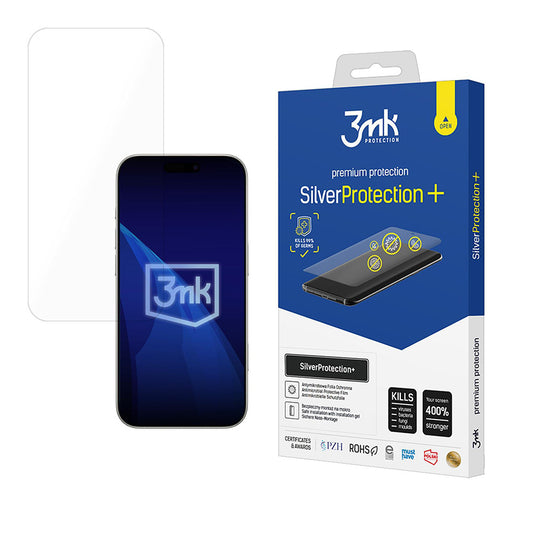 Pellicola Protettiva Schermo 3MK Silver Protect+ per Apple iPhone 17 Pro Max, Plastica