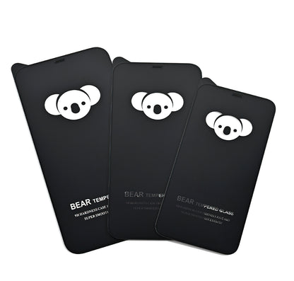 Pellicola protettiva per schermo Bear HD per Apple iPhone 14 Pro Max, Vetro temperato, Full Glue, Nero