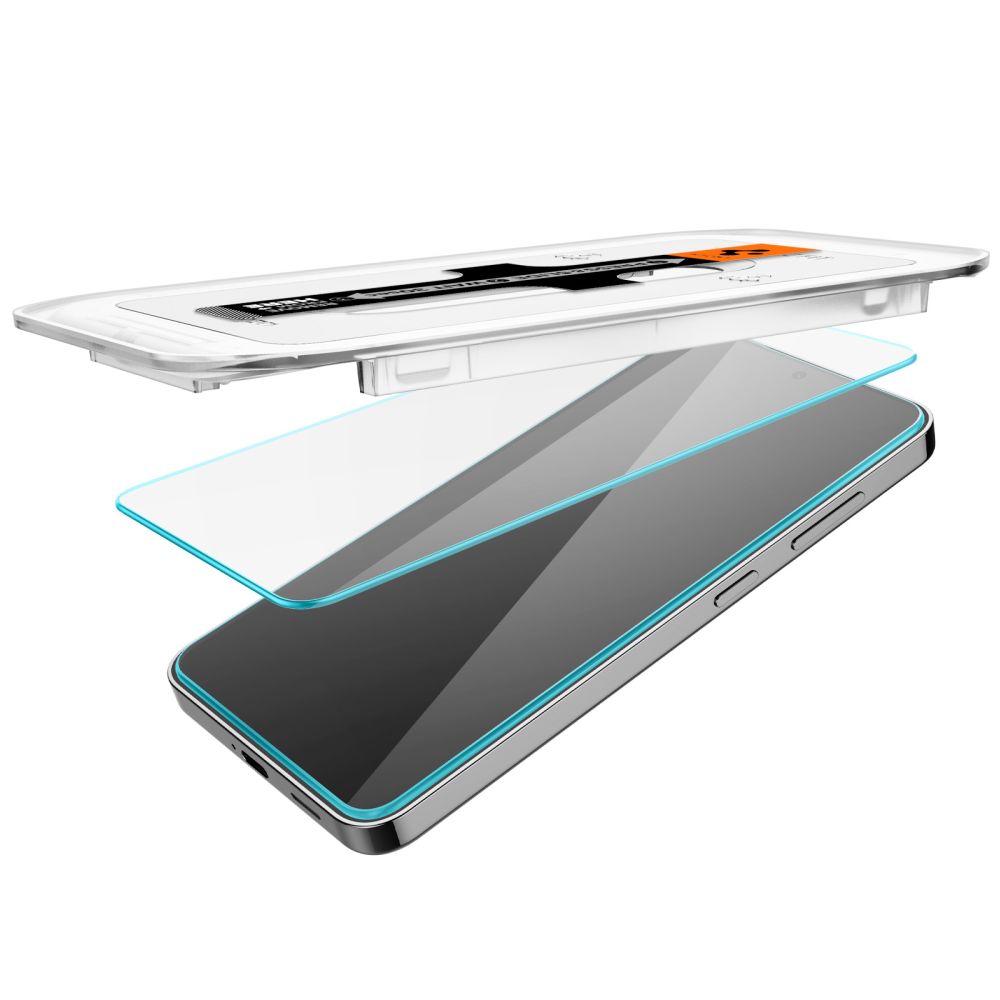 Pellicola Protettiva Schermo Spigen GlastR EZ FIT per Samsung Galaxy S25+ S936 / S24+ S926, Vetro Temperato, Full Glue, Set 2 pezzi AGL07432