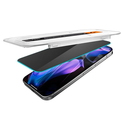 Spigen GlastR EZ FIT Privacy Screen Protector for Google Pixel 9 / 9 Pro, Tempered Glass, Full Glue, Set of 2 pieces