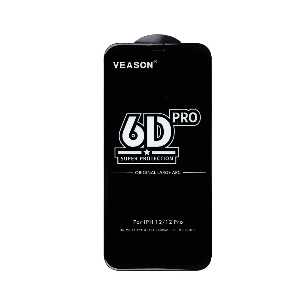 Pellicola protettiva per schermo Veason PRO per Samsung Galaxy A56 A566 / A36 A366, Vetro temperato, Full Glue, 6D, Nero
