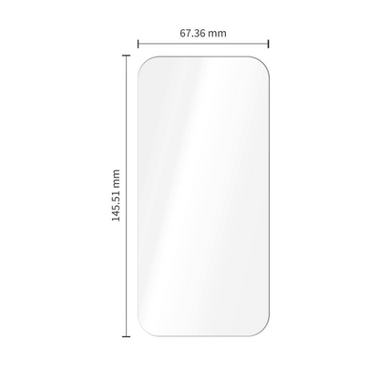 Pellicola protettiva per schermo Tech-Protect OneTouch per Apple iPhone 18 Pro Max / 17 Pro Max, Vetro temperato, Full Glue, Set 2 pezzi, Trasparente