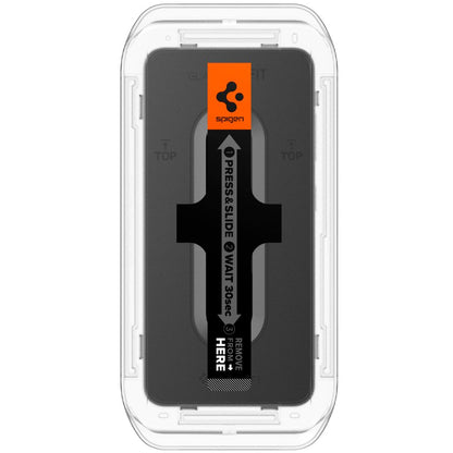 Pellicola Protettiva Schermo Spigen GlastR EZ FIT per Samsung Galaxy S25+ S936 / S24+ S926, Vetro Temperato, Full Glue, Set 2 pezzi AGL07432