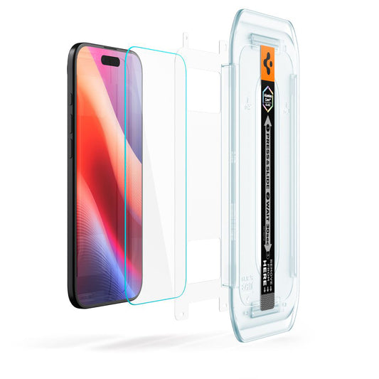 Pellicola Protettiva Schermo Spigen GlastR EZ FIT per Apple iPhone 17 Air, Vetro Temperato, Full Glue, Set 2 pezzi
