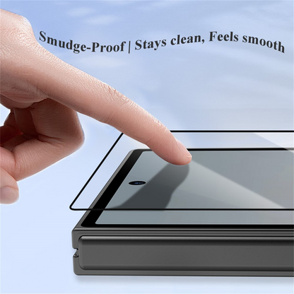 Pellicola protettiva per schermo esterno Lereach per Samsung Galaxy Z Fold8 Ultra F976 / Z Fold7 F966, vetro temperato, Full Glue, nero