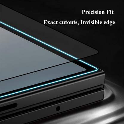 Pellicola protettiva per schermo esterno Lereach per Samsung Galaxy Z Fold8 Ultra F976 / Z Fold7 F966, vetro temperato, Full Glue, nero