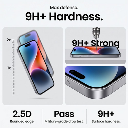 Pellicola protettiva per schermo Tech-Protect OneTouch per Apple iPhone 18 Pro Max / 17 Pro Max, Vetro temperato, Full Glue, Set 2 pezzi, Trasparente