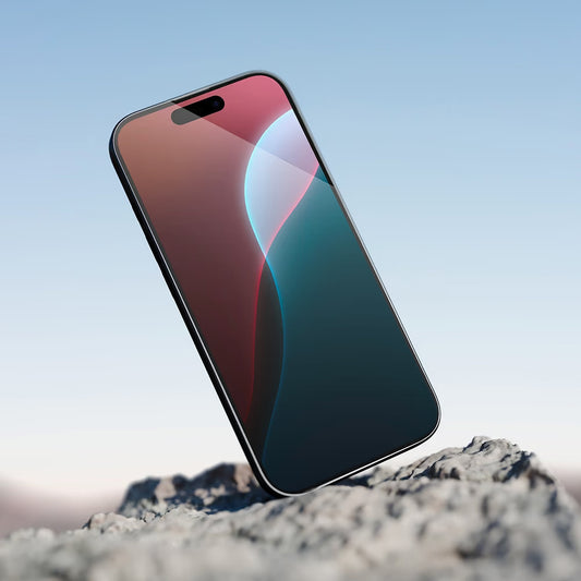 Pellicola Protettiva Schermo Anank 5X Rinforzata Invisibile per Apple iPhone 17 Pro Max, Vetro Temperato, Full Glue, 3D, Nera