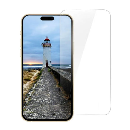 Pellicola protettiva per schermo Anank per Apple iPhone 15 Pro Max, vetro temperato, Full Glue, 3D, set da 10 pezzi
