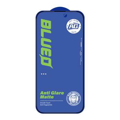 Pellicola protettiva per schermo Blueo Anti-Glare per Apple iPhone 15 Pro Max, Vetro temperato, Full Glue, Nero