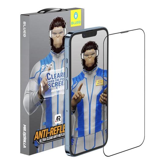 Pellicola Protettiva Schermo Blueo Anti-Riflesso HD Applicator Pro per Apple iPhone 17 Air, Vetro Temperato, Full Glue, Nera
