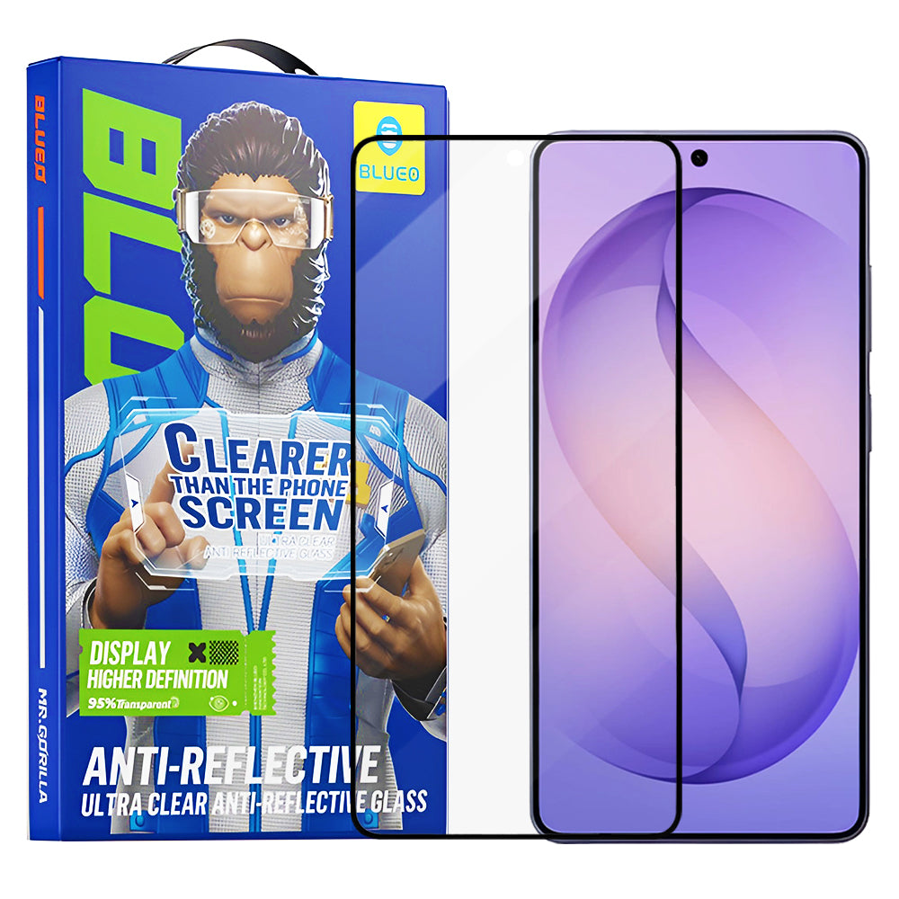 Pellicola Protettiva Schermo Blueo Anti-Riflesso HD per Samsung Galaxy S26 Ultra S948, Vetro Temperato, Full Glue, Nera