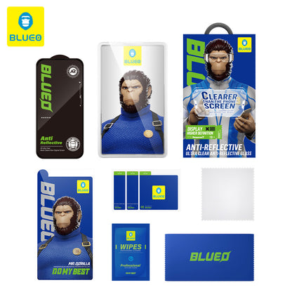 Pellicola Protettiva Schermo Blueo Anti-Riflesso HD per Samsung Galaxy S26 Ultra S948, Vetro Temperato, Full Glue, Nera