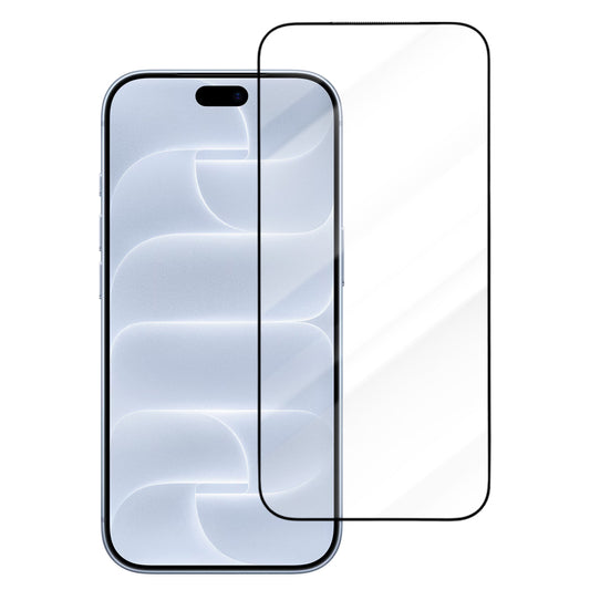Pellicola protettiva per schermo Blueo Drop Resistant per Apple iPhone 18 Pro / 17 Pro / 17 / 16 Pro, vetro temperato, adesione completa, nera