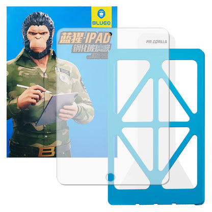 Pellicola protettiva per schermo Blueo HD Applicator Pro per Apple iPad 10.2 (2021) / 10.2 (2020) / 10.2 (2019), Vetro temperato, Full Glue