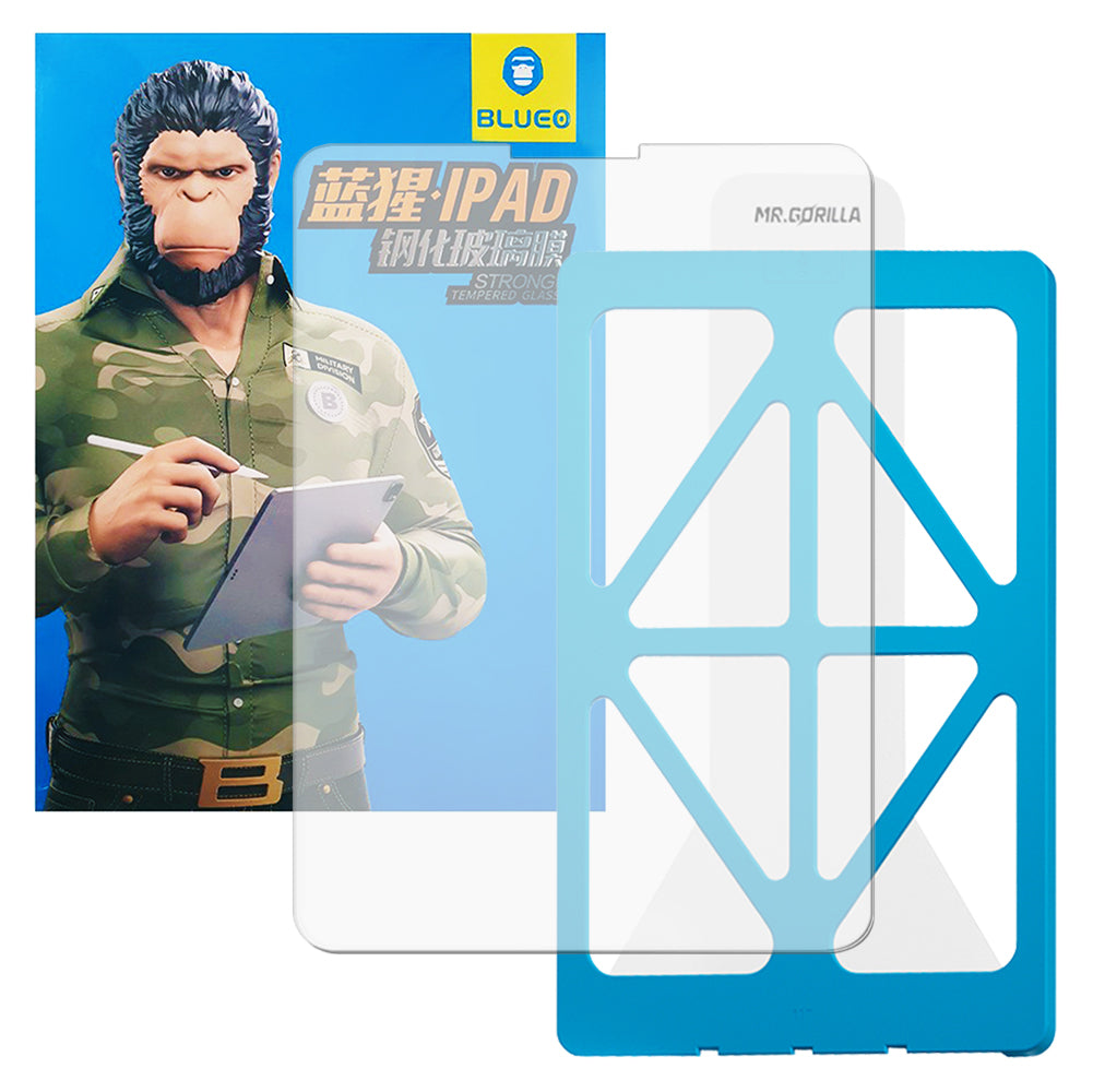 Pellicola protettiva per schermo Blueo HD Applicator Pro per Apple iPad Pro 11 (2024), Vetro temperato, Full Glue