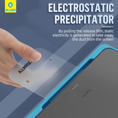 Pellicola protettiva per schermo Blueo HD Applicator Pro per Apple iPad Pro 11 (2024), Vetro temperato, Full Glue
