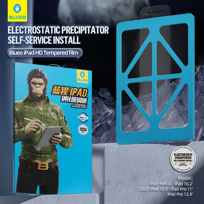 Pellicola protettiva per schermo Blueo HD Applicator Pro per Apple iPad Pro 11 (2024), Vetro temperato, Full Glue