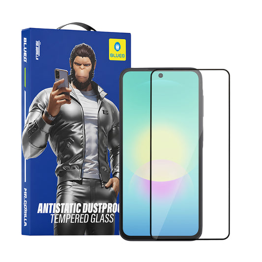 Pellicola protettiva per schermo Blueo HD per Samsung Galaxy A27 5G / A57 5G / A37 5G, Vetro temperato, Full Glue, 2.5D, Nero