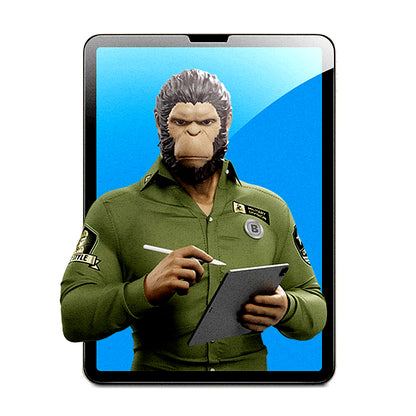 Blueo Special Writing Screen Protector for Apple iPad 10.2 (2021) / 10.2 (2020) / 10.2 (2019), Plastic