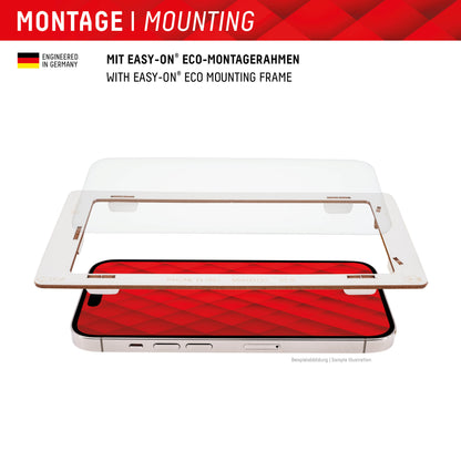 Pellicola protettiva schermo Displex Real Glass per Google Pixel 8 Pro, Vetro Temperato, Full Glue, 2D