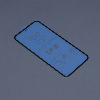 Pellicola protettiva per schermo DUX DUCIS per Apple iPhone 11 Pro / XS / X, Vetro temperato, Edge Glue, Nero