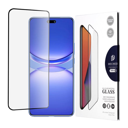 Pellicola protettiva per schermo DUX DUCIS per Huawei nova 12 Pro, Vetro temperato, Edge Glue, Nero