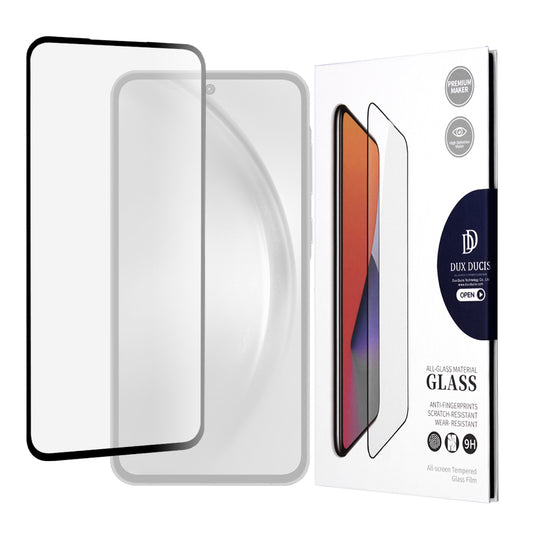 Pellicola protettiva per schermo DUX DUCIS per Samsung Galaxy A35 5G A356, Vetro temperato, Edge Glue, Nero