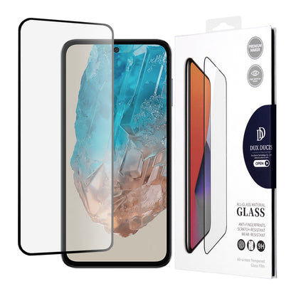 Pellicola protettiva per schermo DUX DUCIS per Samsung Galaxy M35, Vetro temperato, Edge Glue, Nero