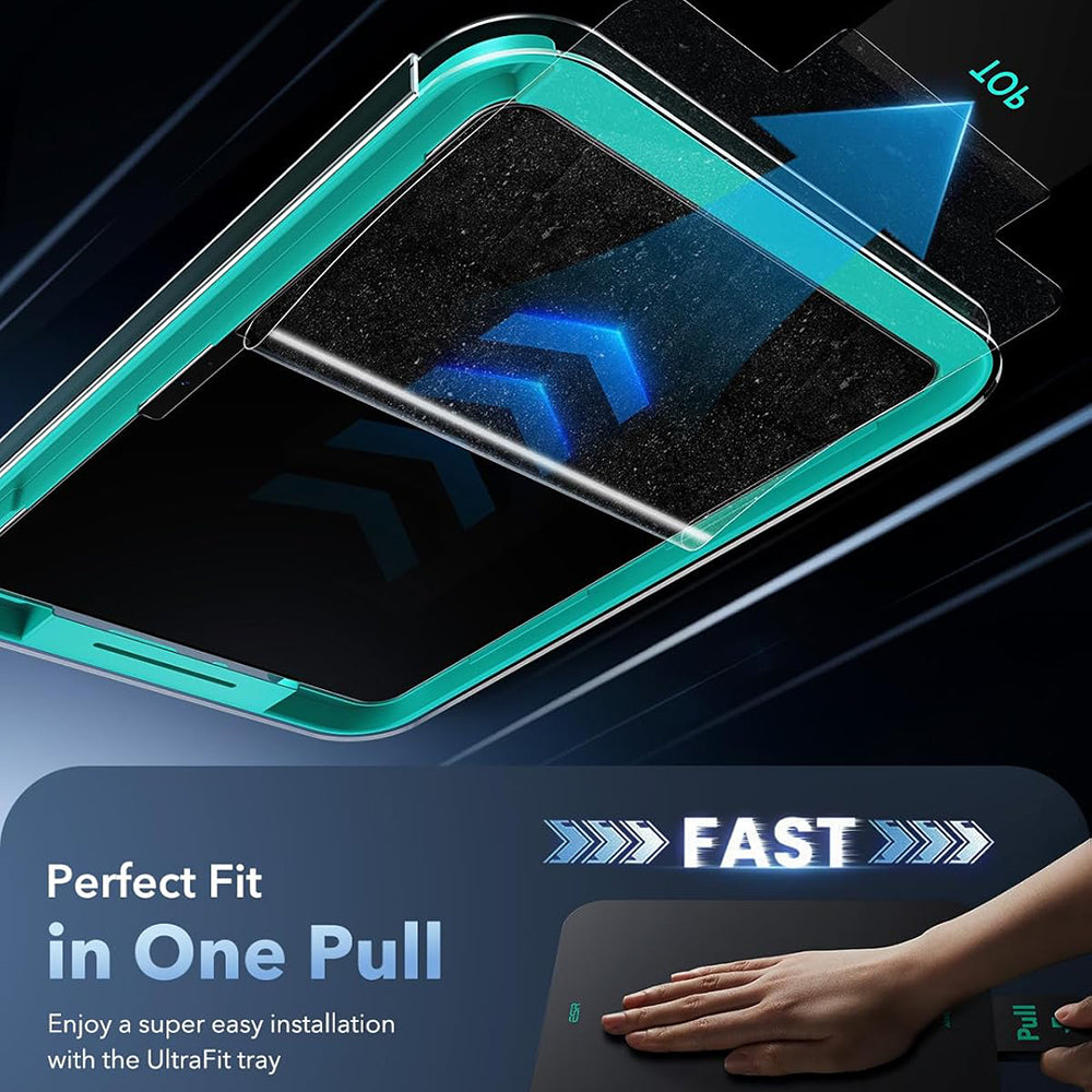 ESR Armorite Paper Feel UltraFit Screen Protector for Apple iPad (2025) / (2022), Tempered Glass, Full Glue, Set of 2 Pieces