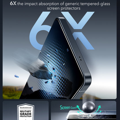 ESR Armorite Screen Protector for Samsung Galaxy S26 Ultra, Tempered Glass, Full Glue, Set of 2 Pieces