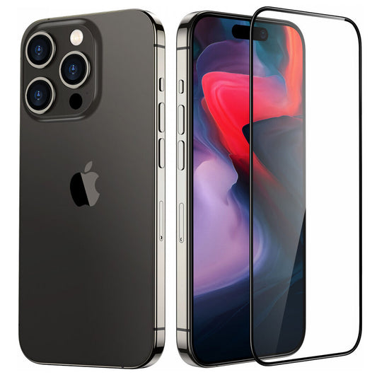 Pellicola protettiva per schermo ESR Armorite UltraFit per Apple iPhone 18 Pro, vetro temperato, Full Glue, set da 3 pezzi, nero