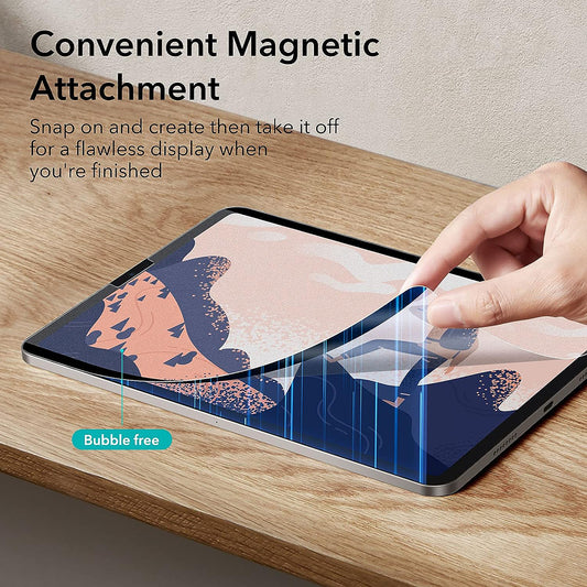 Pellicola protettiva per schermo ESR Paper Feel Magnetic per Apple iPad Air 13 (2026) / Pro 13 (2025), Plastica