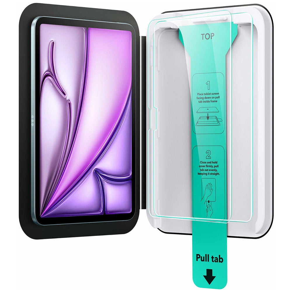 Pellicola Protettiva Schermo ESR UltraFit per Apple iPad Air 11 (2025) / Air 11 (2024), Vetro Temperato, Full Glue, Set 2 pezzi