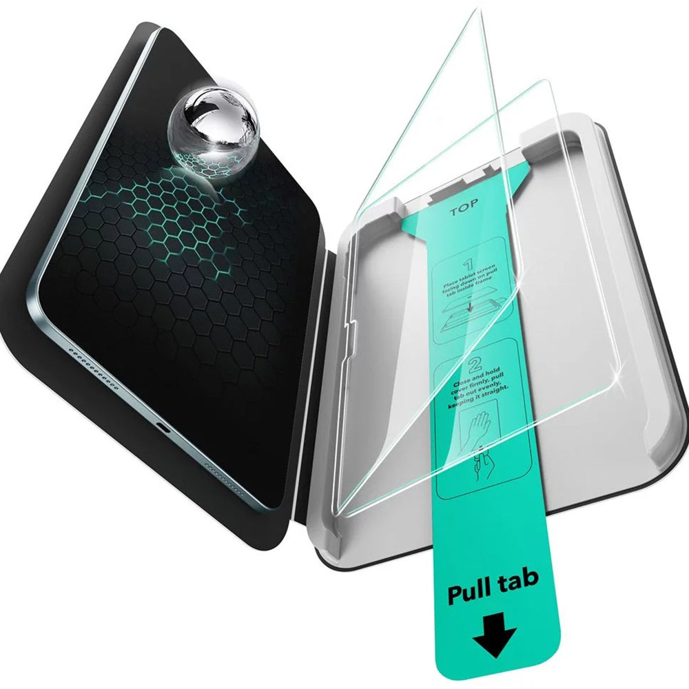 Pellicola Protettiva Schermo ESR UltraFit per Apple iPad Air 11 (2025) / Air 11 (2024), Vetro Temperato, Full Glue, Set 2 pezzi