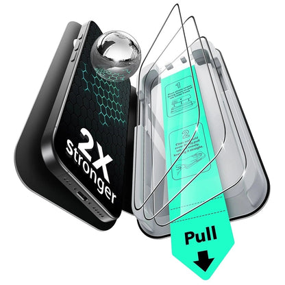 Pellicola protettiva ESR UltraFit per Apple iPhone 17 Air, Vetro Temperato, Full Glue, Set 3 pezzi