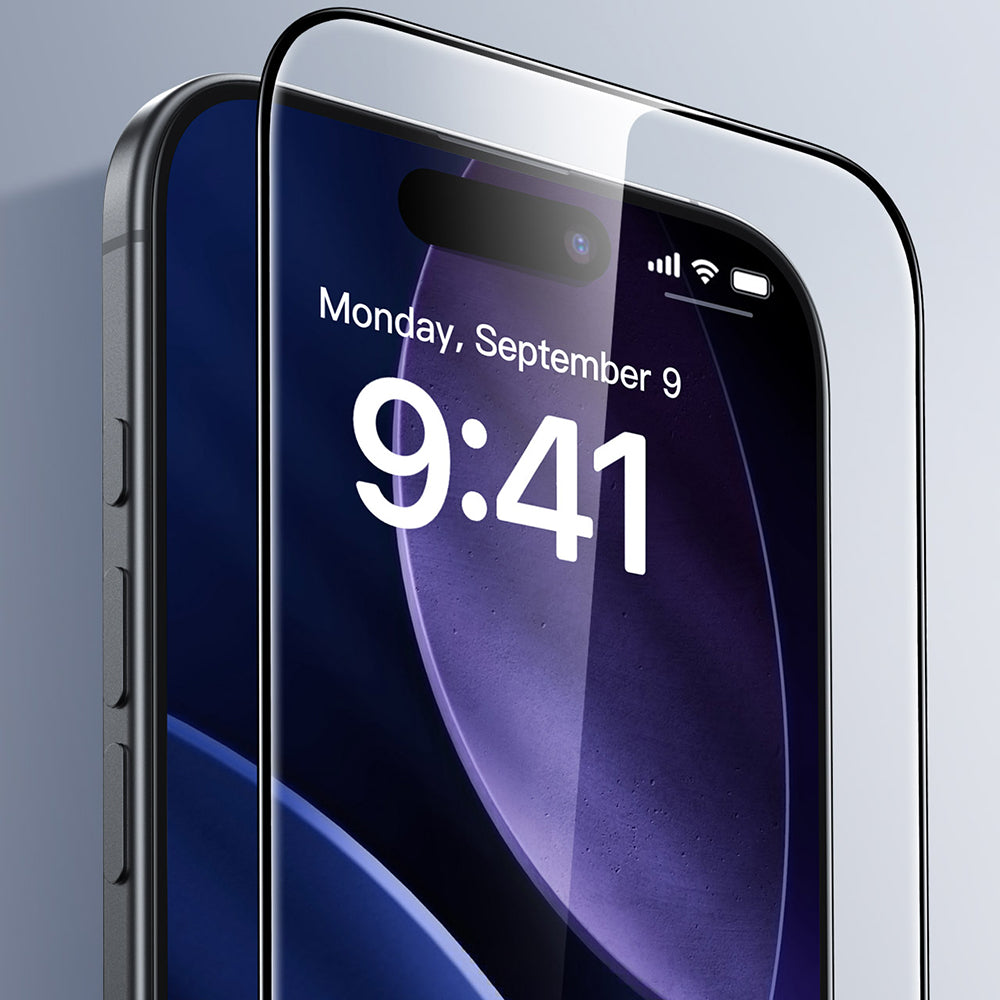 Pellicola protettiva ESR UltraFit per Apple iPhone 17 Pro, Vetro Temperato, Full Glue, Nera