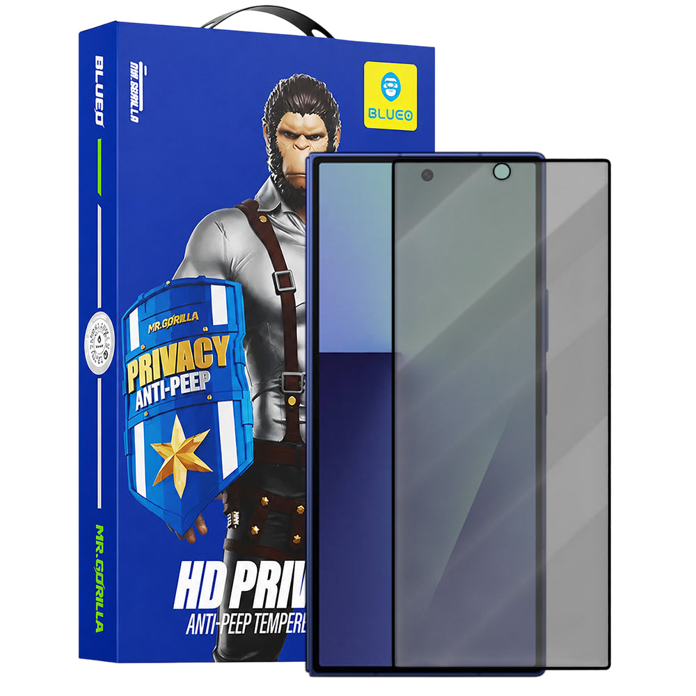 Pellicola Protettiva Schermo Esterno Privacy Blueo Anti-Peep per Samsung Galaxy Z Fold8 Ultra F971 / Z Fold7 F966, Vetro Temperato, Full Glue
