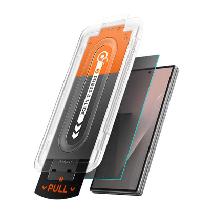 Pellicola protettiva per schermo esterno Privacy Spigen GlastR EZ FIT Pro HD per Samsung Galaxy Z Fold8 Ultra F976, Vetro temperato, Colla completa