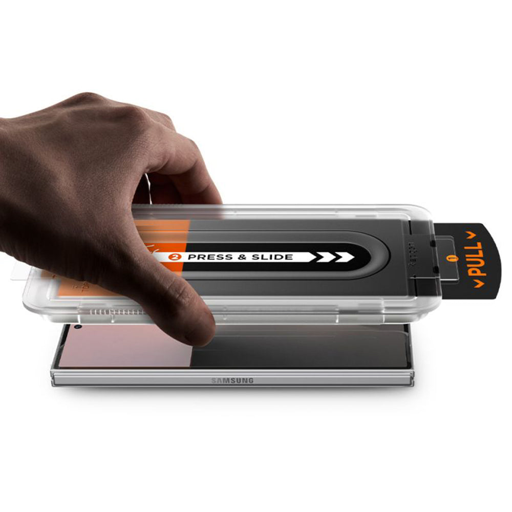 Pellicola protettiva per schermo esterno Privacy Spigen GlastR EZ FIT Pro HD per Samsung Galaxy Z Fold8 Ultra F976, Vetro temperato, Colla completa