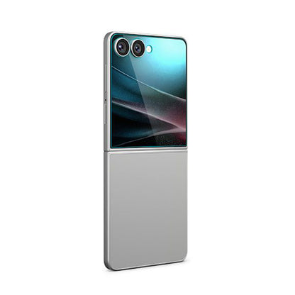 Pellicola Protettiva Esterna Schermo Spigen GlastR EZ FIT per Samsung Galaxy Z Flip7 F766, Vetro Temperato, Full Glue, Set 2 pezzi AGL09585