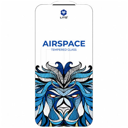 Pellicola protettiva per schermo Lito Airspace Border per Apple iPhone 18 Pro / 17 Pro, Vetro temperato, Colla completa