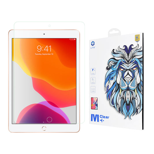 Pellicola protettiva per schermo Lito Classic per Apple iPad 10.2 (2021) / 10.2 (2020) / 10.2 (2019), Vetro temperato, Full Glue, 2.5D